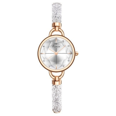 Kimio Simple Women Bracelet Watch Ladies Diamond Crystal Band Quartz Watches Fashion Luxury Waterproof Wristwatch 2019 New