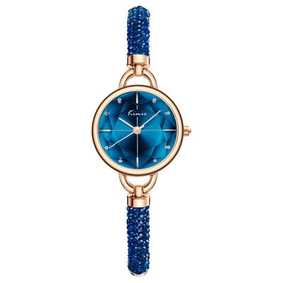 Kimio Simple Women Bracelet Watch Ladies Diamond Crystal Band Quartz Watches Fashion Luxury Waterproof Wristwatch 2019 New