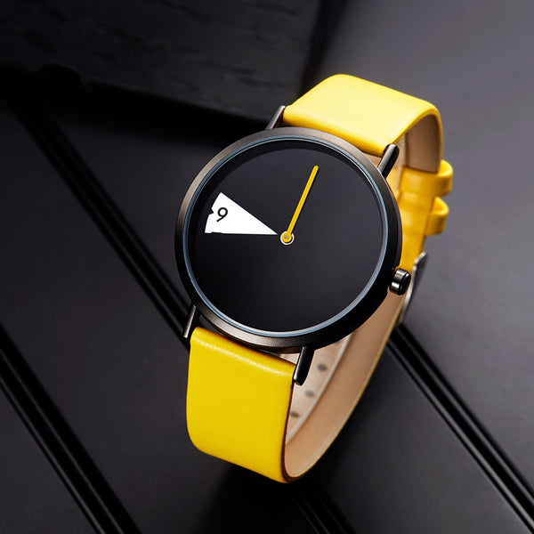 New Creative Waterproof Casual Watch Women Fashion Couple Watch Men Leather Strap Quartz Wrist Watches Luxury Brand Reloj Mujer