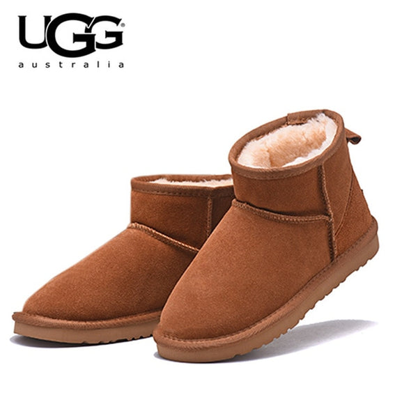 UGG Boots 5854 Ugged Women Boots Snow Shoes Fur Warm Winter Boots Women's Classic Short Sheepskin Snow Boot UGG With Fur