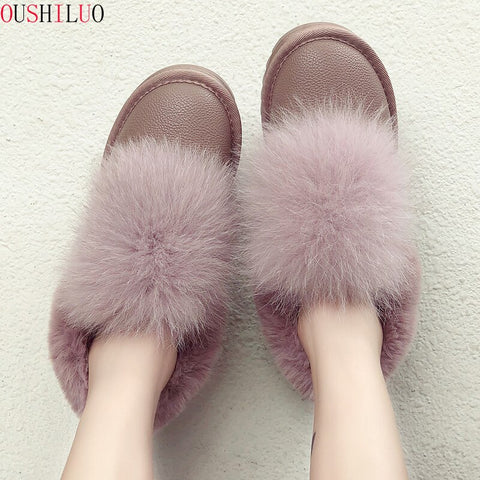 Cotton Shoes Female New Women's Boots Winter Plus Velvet Cotton Shoes Thick-Soled Warm Snow Women's Boots Women's Cotton Boots