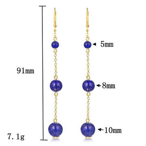 Silvology 925 Sterling Silver Natural Tassel Lapis Long Drop Earrings Original Elegant Texture Earrings for Women 2019 Jewelry