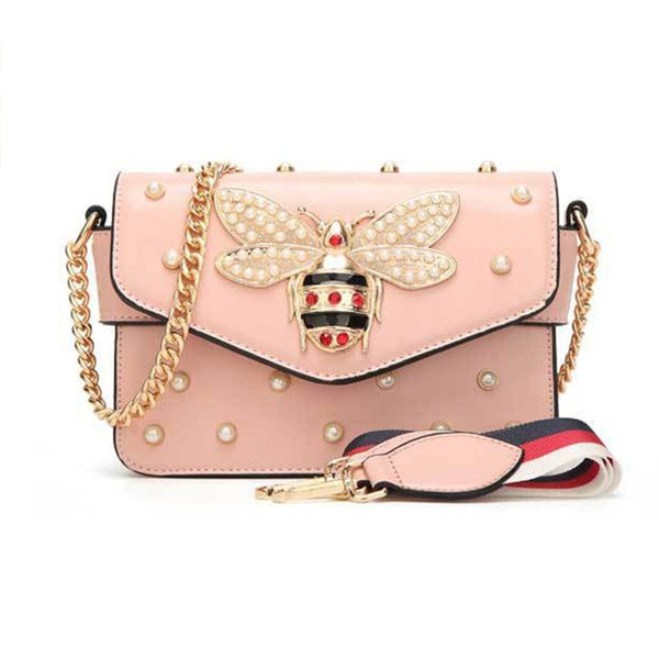 Brand Bag Women Messenger Bags Little bee Handbags crossbody bags for Ladies Shoulder Bag White Black Pink Red